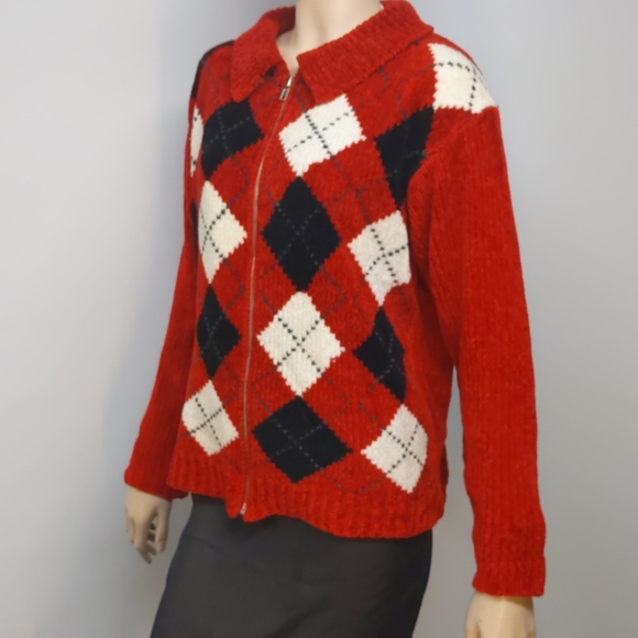 Argyle sweater by Carolyn Taylor - Picture 2 of 6